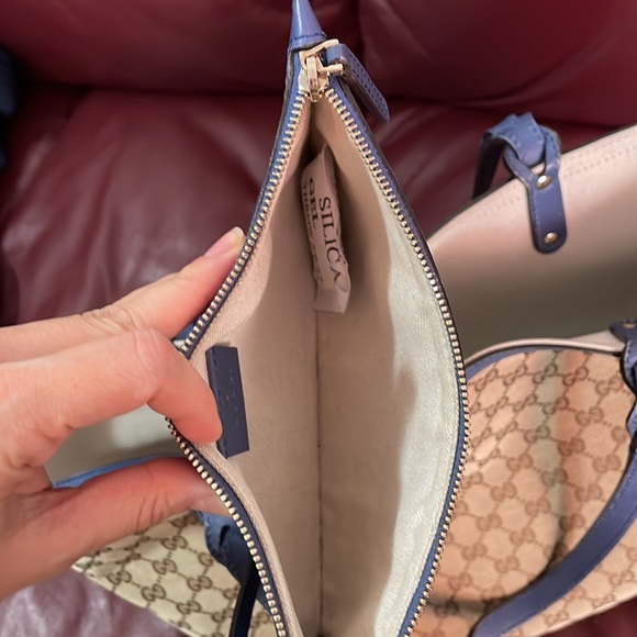 COPY - Gucci Tote Handbag “Gucci craft” medium tote with detachable pocket - Picture 4 of 16